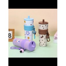 Botol Minum Termos Karakter Cute 500ml - Tumbler Sedotan Anak & Remaja Lucu Premium Botol Minum Termos Karakter Cute 500ml - Tumbler Sedotan Anak & Remaja Lucu Premium